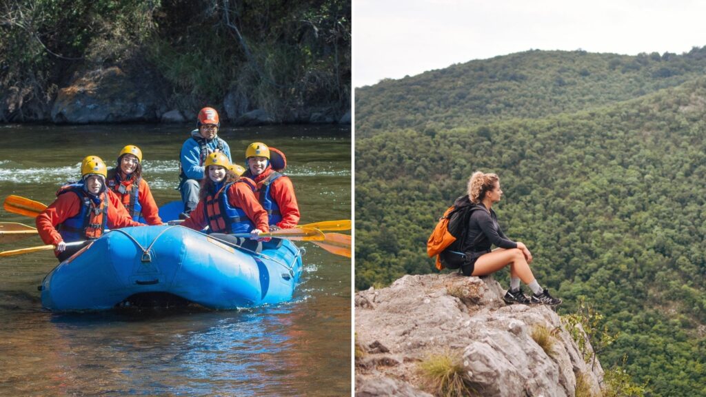 Discover Greece's breathtaking landscapes through mountaineering and rafting