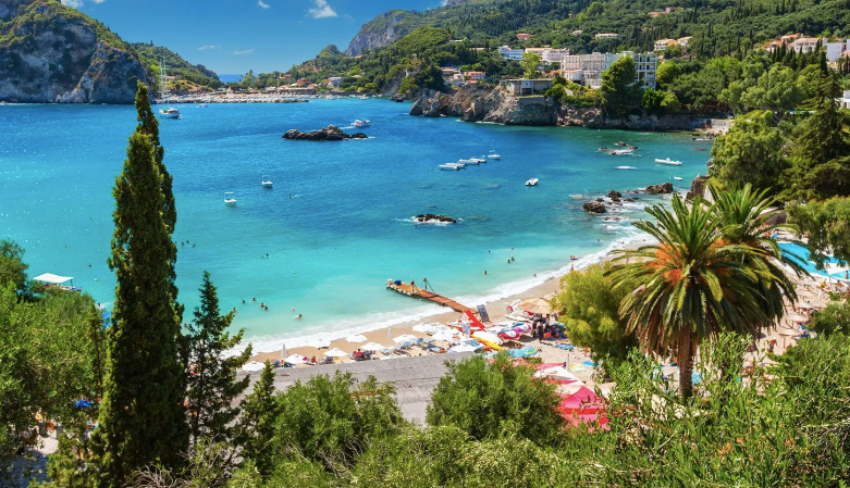 Corfu island: crystal-clear waters and lush greenery- Greece multi day tours 