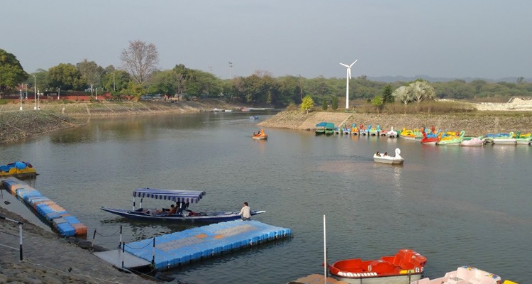 Boating at Sukhna Lake