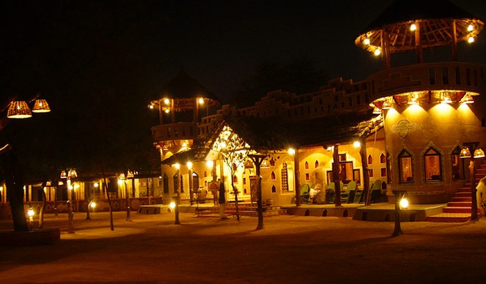 Chokhi Dhani in Night